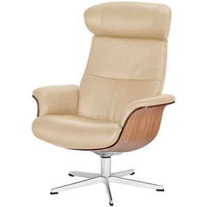 Relaxsessel  drehbar Timeout ¦ beige ¦ Maße (cm): B: 80 H: 109,5 T: 81