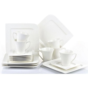 Retsch Arzberg Kaffeeservice Geschirr-Set, Service Fantastic (18-tlg), 6 Personen, Fine China-Porzellan, 18 Teile, für 6 Personen