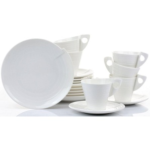 Retsch Arzberg Kaffeeservice Geschirr-Set, Service Julie (18-tlg), 6 Personen, Porzellan, Made in Germany, 18 Teile, für 6 Personen