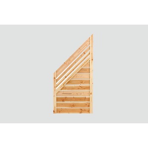Rettenmeier Outdoor Wood Sichtschutzzaun NEO holzfarben, Douglasienholz 90 x 180/90 cm
