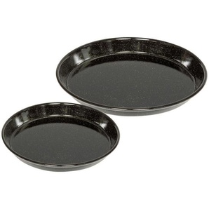 Riess Pizzablechset, Schwarz, Metall, hitzebeständig, lebensmittelecht, Backen, Backformen, Backbleche