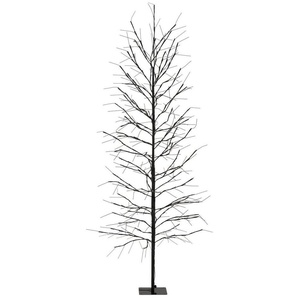 RIFFELMACHER & WEINBERGER Dekobaum LED Baum, Weihnachtsdeko außen, Lichterbaum, LED-Objekt Baum, Schwarz