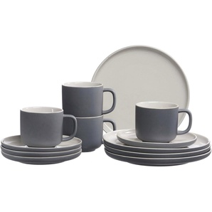 Ritzenhoff & Breker Kaffeeservice Geschirr-Set, Service Jasper (12-tlg), 4 Personen, Steinzeug, Scandic Style, 12 Teile, für 4 Personen