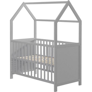 roba® Babybett Hausbett 60x120, taupe, FSC®-Holz aus gewissenhaft bewirtschafteten Wäldern