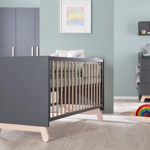 roba® Babymöbel-Set, (Spar-Set, 2-St., Kinderbett, Wickelkommode), mit Kinderbett & Wickelkommode, Made in Europe