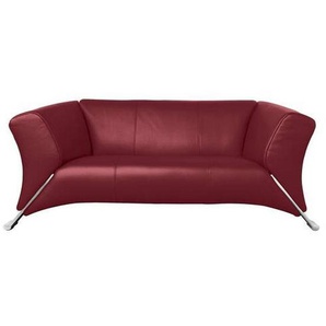 Rolf Benz 2-Sitzer-Sofa 322, Weinrot, Leder, Echtleder, Nappaleder, 189x73x91 cm, Made in Germany, Goldenes M, Rücken echt, Hocker erhältlich, Stoffauswahl, Lederauswahl, Typenauswahl, Wohnzimmer, Sofas & Couches, Wohnlandschaften, Ledersofas