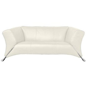 Rolf Benz 2-Sitzer-Sofa 322, Weiß, Leder, Echtleder, Nappaleder, 189x73x91 cm, Made in Germany, Goldenes M, Rücken echt, Hocker erhältlich, Stoffauswahl, Lederauswahl, Typenauswahl, Wohnzimmer, Sofas & Couches, Wohnlandschaften, Ledersofas