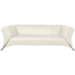 Rolf Benz 3-Sitzer-Sofa 322, Weiß, Leder, Echtleder, Nappaleder, 210x73x91 cm, Made in Germany, Goldenes M, Rücken echt, Hocker erhältlich, Stoffauswahl, Lederauswahl, Typenauswahl, Wohnzimmer, Sofas & Couches, Wohnlandschaften, Ledersofas