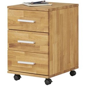 Rollcontainer - holzfarben - Materialmix - 38,5 cm - 53 cm - 46,5 cm | Möbel Kraft