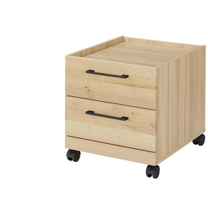 Rollcontainer - holzfarben - Materialmix - 45 cm - 47 cm - 55 cm | Möbel Kraft