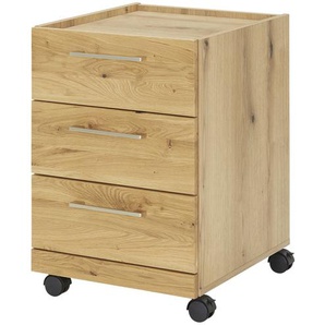 smart Rollcontainer - holzfarben - Materialmix - 45 cm - 65 cm - 55 cm | Möbel Kraft