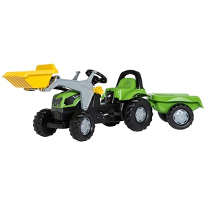 rolly toys® Tretfahrzeug Deutz 5115 G, Traktor mit Trailer und Lader