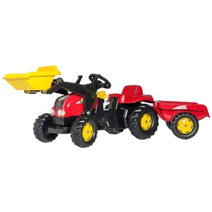 rolly toys® Tretfahrzeug, Traktor mit Trailer und Lader