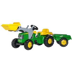 rolly toys® Trettraktor John Deere, mit Trailer und Lader