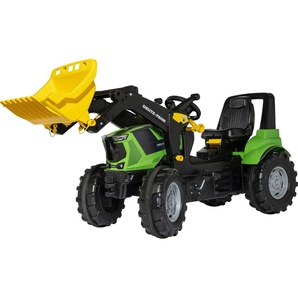 rolly toys® Trettraktor rollyFarmtrac Premium II Deutz 8280 TTV, mit Frontlader, BxTxH: 150x54x75 cm