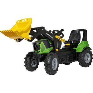 rolly toys® Trettraktor rollyFarmtrac Premium II Deutz 8280 TTV, mit Frontlader und Luftbereifung, BxTxH: 150x54x75 cm