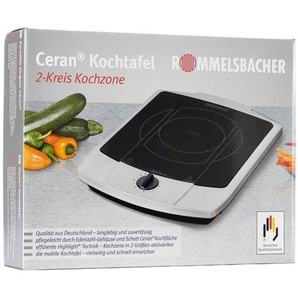 ROMMELSBACHER CT 2200E - ceramic hot plate - blackstainless steel