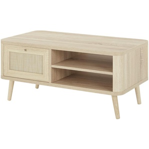 Roomers Couchtisch - holzfarben - Materialmix - 50 cm - 42 cm | Möbel Kraft