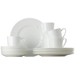 Rosenthal Kaffeeservice Jade White, Weiß, Keramik, 18-teilig, 200 ml,200 ml, Essen & Trinken, Geschirr, Geschirr-Sets, Kaffeeservice