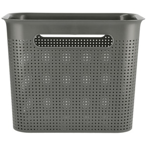 Rotho Aufbewahrungsbox | grau | Kunststoff, Polypropylen | 26 cm | 21 cm | 18 cm |
