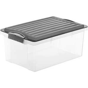 Rotho Aufbewahrungsbox mit Deckel - grau - Kunststoff, Polypropylen - 27,5 cm - 18 cm | Möbel Kraft