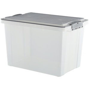 Rotho Aufbewahrungsbox mit Deckel - grau - Kunststoff, Polypropylen - 27,5 cm - 27 cm | Möbel Kraft