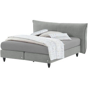 RUF Boxspringbett  Senta K ¦ grau ¦ Maße (cm): B: 242 H: 119