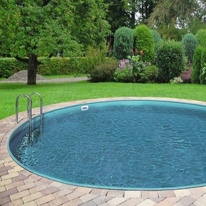 Rundpool CLEAR POOL PREMIUM IBIZA Schwimmbecken Gr. Ø/B/H/L: 300cm x Breite Höhe 120cm x Länge, 8000 l, weiß inkl. Bodenschutzplane, in verschiedenen Größen erhältlich