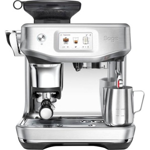 SAGE Espressomaschine SES881BSS, the Barista Touch Impress Kaffeemaschinen Siebträger grau (edelstahl) Espressomaschine Bestseller