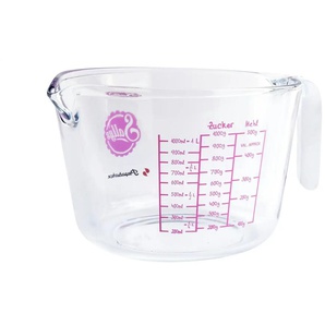 Sallys Messbecher Sallys - transparent/klar - Glas - 17,5 cm - 12,5 cm - [17.5] | Möbel Kraft