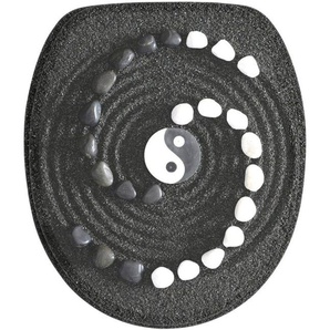 Sanilo WC-Sitz Yin Yang, mit Absenkautomatik, BxL: 37,7 x 42,0 - 47,0 cm