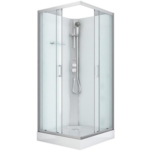 Sanotechnik Komplettdusche DENVER, BxT: 90x90 cm, Einscheibensicherheitsglas