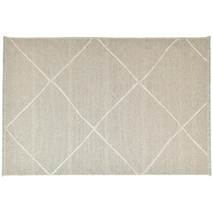 SANSIBAR Sylt Teppich  Braderup ¦ beige ¦ Viskose ¦ Maße (cm): B: 200 H: 0,5