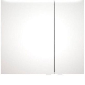 Saphir Badmöbel-Set Balto Sprint 2-teilig, Mineralmarmor-Waschtisch mit LED-Spiegelschrank, (2-St), Badezimmer Set inkl. Türdämpfer, 70 cm breit, 2 Türen, 2 Schubladen