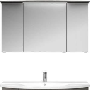 Saphir Badmöbel-Set Serie 4010 2-teilig Keramik-Waschtisch mit LED-Spiegelschrank, (Set), Badezimmer Set 122 cm breit, inkl. Türdämpfer, 5 Türen, 2 Schubladen