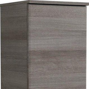 Saphir Midischrank Quickset Badschrank 35 cm breit, 1 Tür, 2 Schubladen, 2 Einlegeböden Badezimmer-Midischrank inkl. Türdämpfer, Griffe in Chrom glänzend