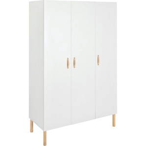 Schardt Kleiderschrank Camiel White, Kinderkleiderschrank 3-türig, Made in Germany