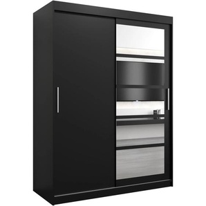 Schiebetürenschrank mit Spiegel ROSSA 150 cm Eiche Artisan