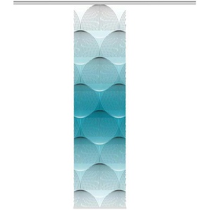 Schiebevorhang - blau - Materialmix - 60 cm - 245 cm | Möbel Kraft