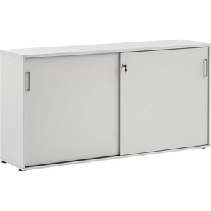 Schildmeyer Aktenschrank Serie 1500 abschließbare Kommode, Maße B160,2 x T41 x H84,2 cm, Made in Germany