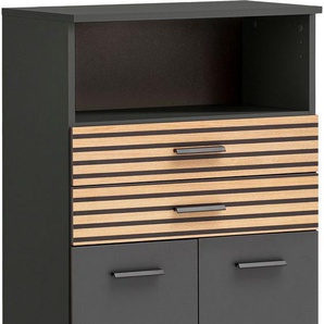 Schildmeyer Midischrank Katta, Breite 60 cm Schubladen mit Akustikprint