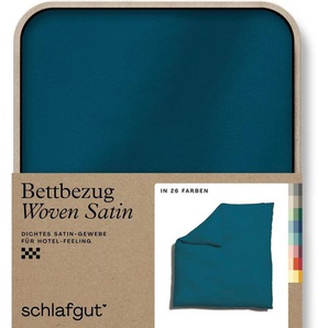 Schlafgut Bettbezug Woven Satin, (1 St), besonders dicht gewebt, Mix & Match: passender Kissenbezug erhältlich