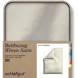 Schlafgut Bettbezug Woven Satin, (1 St), besonders dicht gewebt, Mix & Match: passender Kissenbezug erhältlich