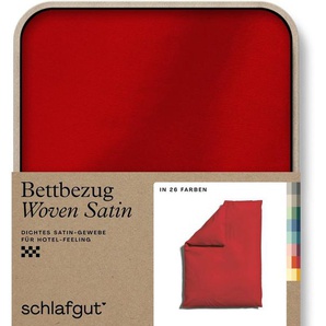 Schlafgut Bettbezug Woven Satin, (1 St), besonders dicht gewebt, Mix & Match: passender Kissenbezug erhältlich