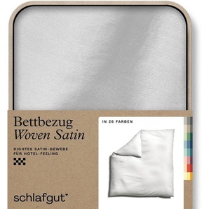 Schlafgut Bettbezug Woven Satin, (1 St), besonders dicht gewebt, Mix & Match: passender Kissenbezug erhältlich