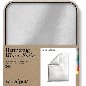 Schlafgut Bettbezug Woven Satin, (1 St), besonders dicht gewebt, Mix & Match: passender Kissenbezug erhältlich