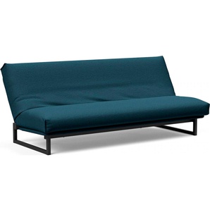 Schlafsofa INNOVATION LIVING ™ Sofas Gr. B/H/T: 200 cm x 82 cm x 95 cm, Polyester, blau (navy blue) Einzelsofas Rückenlehne 3-fach verstellbar