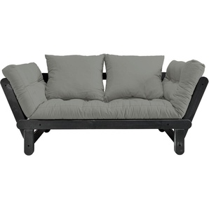 Schlafsofa KARUP DESIGN Beat Sofas Gr. Gestell: schwarz, grau inkl. Futonmatratze