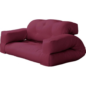 Schlafsofa KARUP DESIGN Hippo, bunt (bordeauxrot), B:140cm, Sofas