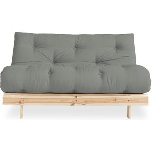 Schlafsofa KARUP DESIGN Roots, grau, B:140cm, Sofas, inkl. Futonmatratze, Liegefläche 140x200 cm